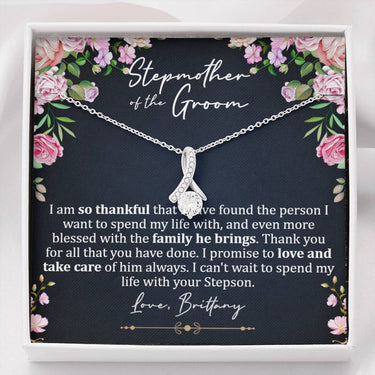 Stepmother of the Groom Alluring Beauty Necklace - Love You This Much